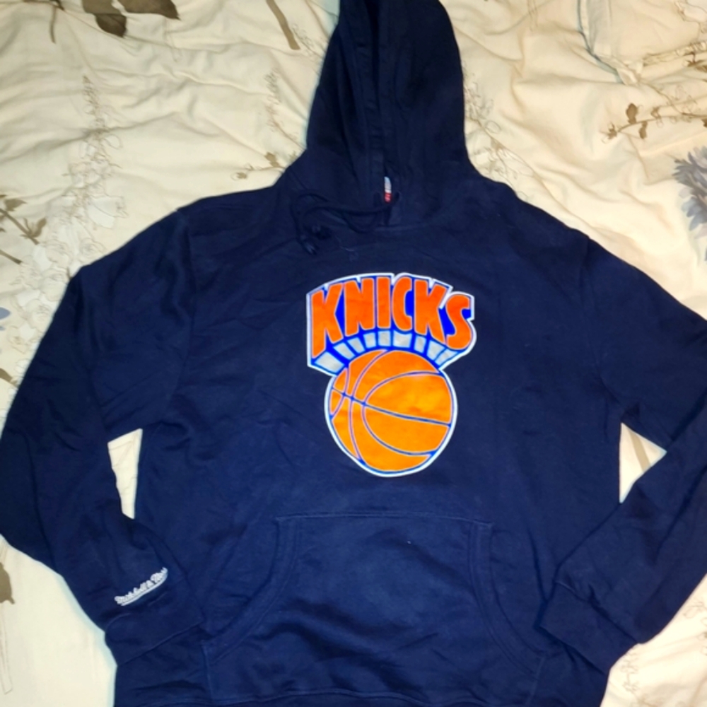 Mitchell & Ness NBA New York Knicks Navy Hoodie 3XL